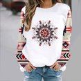 thumbnail image 1 of T-shirts pour Femmes Mode Décontractée Fermeture Éclair Col Rabattu Manches Longues Chandail en Molleton Blouse avec Poche Grande Taille Blouse en Solde, 1 of 5