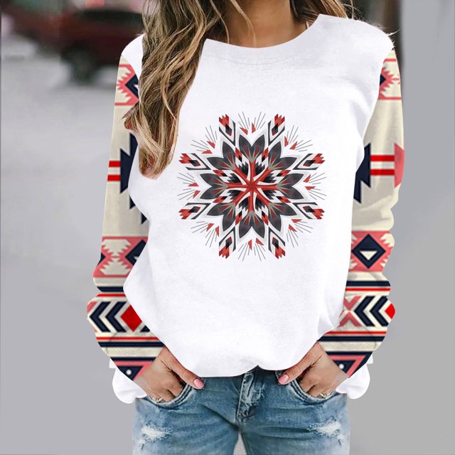 T-shirts pour Femmes Mode Décontractée Fermeture Éclair Col Rabattu Manches Longues Chandail en Molleton Blouse avec Poche Grande Taille Blouse en Solde
