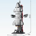 thumbnail image 1 of Ensemble de Blocs de Construction Centre de Lancement de Fusée Spatiale, Station Spatiale Aérospatiale et Modèle de Vaisseau Spatial, Jouet de Briques STIM de Ville Aéronautique Bricolage, Cadeau Éducatif Créatif pour Enfants, 1 of 7