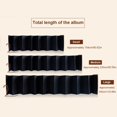 thumbnail image 4 of Scrapbook Album Photo Album With DIY Accessories Set, Stretchable Folding Paper Memory BookforWedding Anniversary, Large Size, Black Card Inner Pages, 21 * 30cmforPhotos, Wedding, 4 of 9