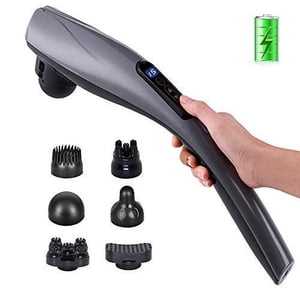 Masseurs mains et vibrations pour massages dos et cou Cadeaux de relaxation sans fil et rechargeables pour masseurs de tissus profonds