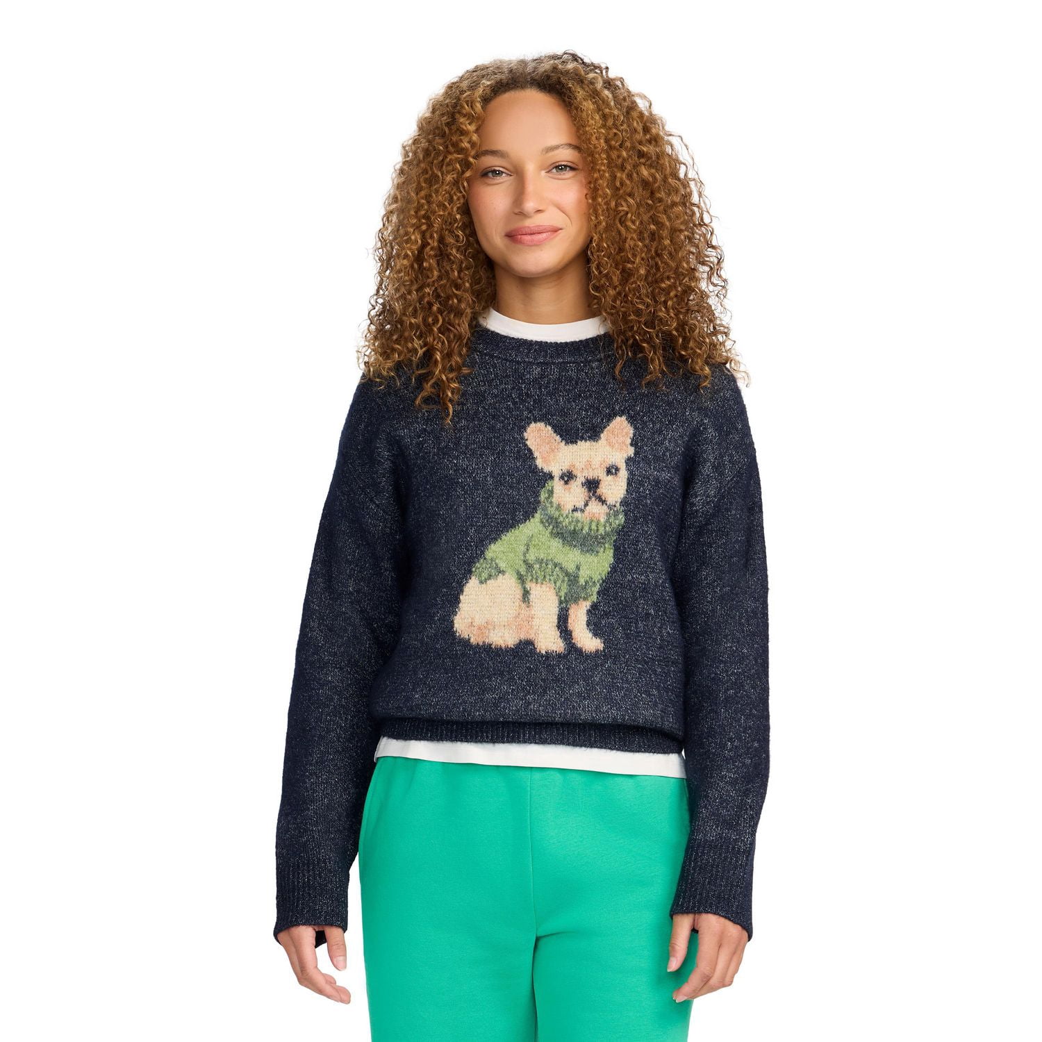 Esprit Chandail à Motif Animal pour Femmes, Tailles TP-TTG