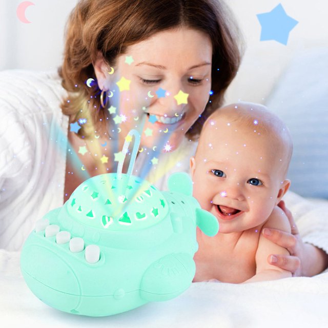 Early Education Music Box Projection Small Airplane Toys Remote Control Multi Functional Music Toys