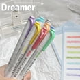 thumbnail image 3 of fheaev Double-ended High-light Pen Marking Key Pen Non Paper High-value Student Color Notebook Pen 10ml, 3 of 7