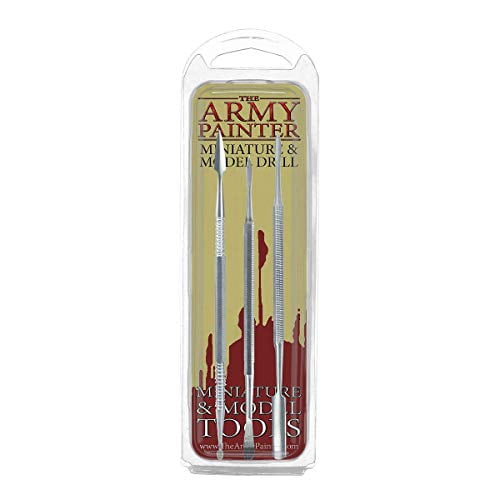 The Army Painter Sculpting Tools - Model Kit of Three Double-Sided Sculpting Clay Tools - Wargamers Modeling Clay Sculpting Tool Set, Stainless Steel, 3Pcs, 6 Tips