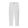 thumbnail image 1 of Diufon Toddler Boys Suit Pant Loose Button Waist Formal Performance Pant School Uniforms Trousers with Pockets, 1 of 2