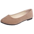 thumbnail image 1 of Kcodviy Femmes Filles Unies Grandes Femmes Chaussures à Lacets Décontractées Taille à Enfiler Plates Chaussures pour Femmes Décontractées Peu Profondes Confort Chaussures Décontractées, 1 of 7
