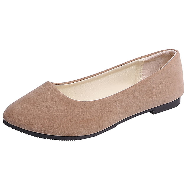 Kcodviy Femmes Filles Unies Grandes Femmes Chaussures à Lacets Décontractées Taille à Enfiler Plates Chaussures pour Femmes Décontractées Peu Profondes Confort Chaussures Décontractées