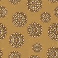 thumbnail image 1 of Ahgly Company Tapis d'Intérieur Lavable en Machine Carré Transitionnel Orange Bière, 5 Pieds Carré, 1 of 7