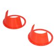 thumbnail image 1 of Housse Étanche pour Haut-Parleur de Voiture, Tapis Étanche Rouge 2 Pcs pour Auto, 1 of 8