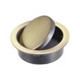 thumbnail image 5 of Unique Bargains Doigt Flush Tirer Poignée Extérieur Dia. 42mm/1.65' Bronze Ton avec Plaques 2 Pack, 5 of 5