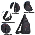 thumbnail image 4 of Vadktai Crossbody Sling Backpack , Sac à Bandoulière, Sac de Poitrine de Randonnée de Voyage, 4 of 9