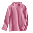 thumbnail image 1 of MeetoTime T-Shirts à Col Roulé à Manches Longues en Coton Doux pour Tout-Petits Filles Garçons, Couleur Unie, T-Shirts Chauds, 1 of 5