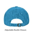 thumbnail image 2 of ZICANCN Casquette de Baseball Ajustable pour Femmes, Chapeaux Signe de Paix Arc-en-Ciel Fleuri pour Hommes Adultes en Denim de Coton Lavé Mode, Bleu, 2 of 6