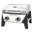 thumbnail image 1 of Expert Grill 2-Burner Tabletop Gas BBQ Grill, Stainless Steel, 1 of 9