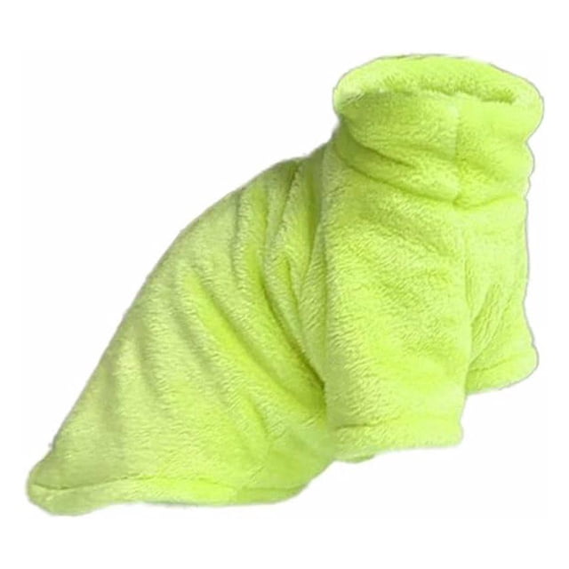 Youkk Fine Workmanship Meets Style In Hairless Cat Hoodie Easy To Clean Woolen Winter Coat For Kitten Light Green M