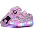 thumbnail image 1 of Patins à Roulettes à DEL USB Rechargeables avec Patins à Roulettes Lumineux Patins à Roulettes Rechargeables pour Filles Garçons - Vinsniv, 1 of 4