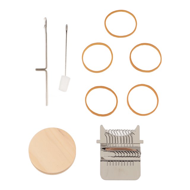 Outil de Tissage Mini Darning, Opération Facile Tissage Mini Darning Taille Mini pour Jean 10 Crochets