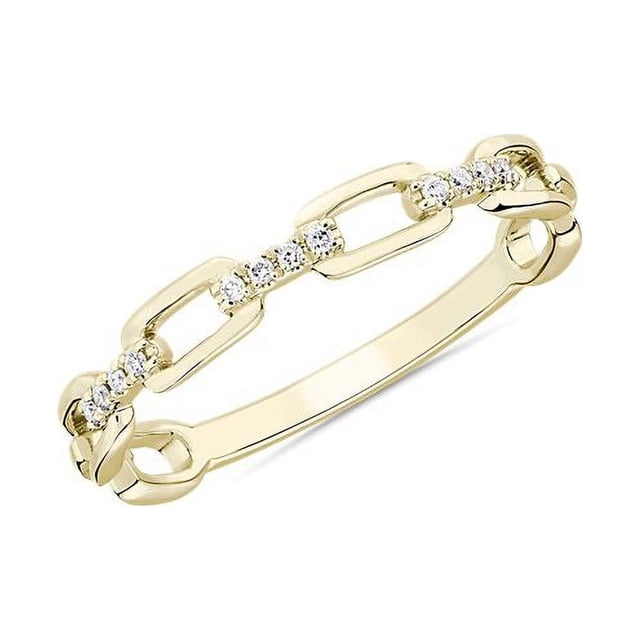 0.15 Carat Excellent Round Cut Real Diamond New Design Eternity Band for Wedding Solid 18K Yellow Gold Size 11