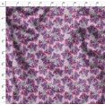 thumbnail image 4 of Soimoi Gray Poly Georgette Fabric Flower Watercolor Printed Craft Fabric by The Yard 42 Inch Wide, 4 of 5