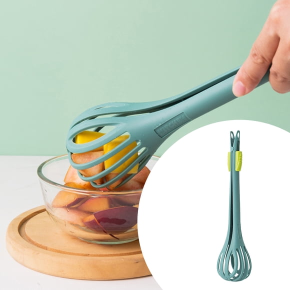 Riforla Egg Mixer Mini Whisk Handmixer Eggs Tool Hand Whisk for Cooking Manual Baking Whisk Function Egg Mixer Egg Frother Whisk Egg Scrambler Tool Nylon Egg Beater Blue 29x6cm