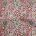 thumbnail image 1 of oneOone Rayon Brown Fabric Moroccan Mosaic Floral Sewing Craft Projects Fabric Prints By Yard 56 Inch Wide, 1 of 4
