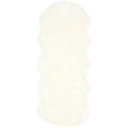thumbnail image 3 of Safavieh Faux Silky Sheepskin FSS117A Ivory Area Shag Rug (2' x 3'), 3 of 10