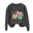 thumbnail image 2 of EGNMCR Easter T-Shirt Imprimé T-Shirts Graphiques pour Femmes Chemises pour Femmes T-Shirt à Col Rond pour Femmes Easter Imprimé Haut à Manches Longues Chandails T-Shirts pour Femmes, 2 of 5