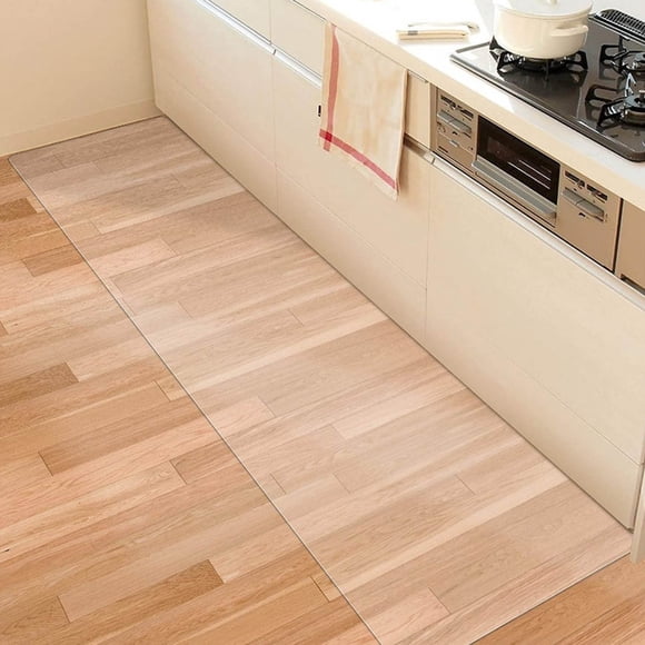 Cagogo under $5 PVC Non-Slip Floor Protector, Transparent PVC Floor Protector Mat,Non Slip Rug Carpet Runner,Easy Clean Floor Protection Mat,Clear Vinyl Floor Guard Mat,Frosted Anti Slip Floor Mat