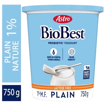 Astro BioBest Lactose Free Probiotic Plain Yogurt 1%