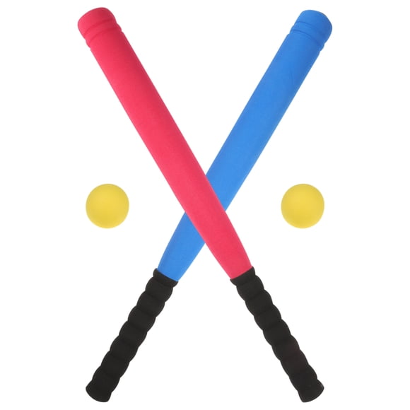 1 Ensemble de Batte de Baseball Légère et Souple Balle de Batte pour Jeu Intérieur Extérieur Cadeau pour Garçons Couleur Aléatoire