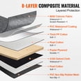 thumbnail image 4 of KFFKFF Rallonge de Siège d'Auto pour Chien, Hamac Imperméable pour Siège Arrière, 54"x24 Pouces, Supporte 400 Lb, avec Fenêtre de Visualisation en Maille et Rangement, pour Voitures, VUS, 4 of 9