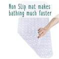 thumbnail image 2 of Babyworks™ Total Tub Bath Mat - Transparent, 39.4 x 15.7 inches and made from Polyvinyl Chloride, 2 of 7