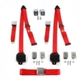 thumbnail image 1 of Trousse de Ceinture de Sécurité Rétractable pour Banc d'Avion Type VW 3 à Dossier Carré, 3 Points, Rouge, avec Supports - 3 Ceintures, 1 of 1
