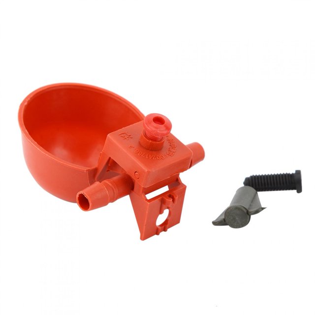 10Pcs Chicken Poultry Waterer Bowl For Cage Accessories, Automatic Adjustable Drinker Cup Tool