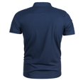 thumbnail image 3 of BOBOGOJP Polos de Golf pour Hommes à Évacuation de l'Humidité à Manches Courtes, Polo Décontracté (Marine, TG), 3 of 4