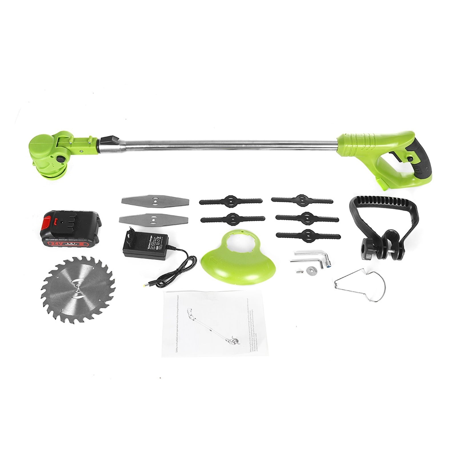 36V 1800W Electric Lawn Mower 18000 RPM Cordless Grass Trimmer Handheld Mowing Cutter Pruning Garden Tools With Battery ,Easy to Use