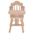 thumbnail image 3 of Dollhouse Baby Dining Chair, 1/12 Dollhouse Decoration Foldable  For Collection, 3 of 8