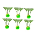thumbnail image 2 of Almencla 6Pcs LED Badminton Balls Shuttlecocks with Light for Beaches Garden Backyard Green, 2 of 8