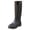 Black, variant on Women Stylish Rain Boots Waterproof Rubber Boots Durable Slip Resistant Muck Boots Tall Water Fishing Shoes Comfort Knee High Work Outdoor Gardening Farming