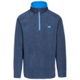 thumbnail image 1 of Trespass Mens 1/2 Zip Microfleece Blackford Navy in Size - S, 1 of 5