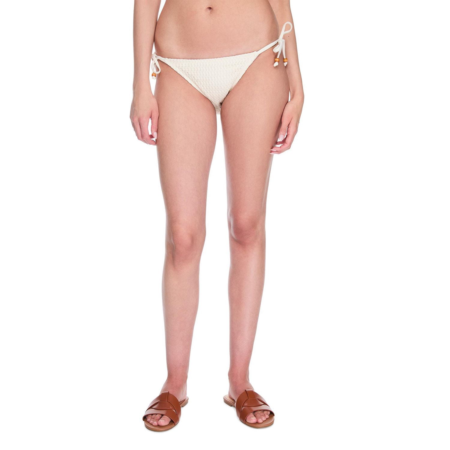 Culotte de bikini à nouettes No Boundaries pour femmes