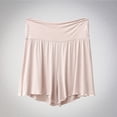 thumbnail image 2 of AherBiu Pajamas Shorts for Women Ruffle Wide Leg High Waisted Soft Comfy Sleepwear Bottom Shorts, 2 of 4