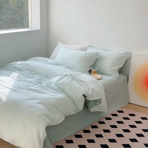 Zhuge Bed Sheets Set, Bedding Sheets Pillowcases Kit, Twin Bed Set, Hotel Bedding, Home Decor(Blue)