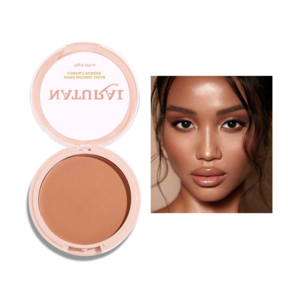 Loose Powder Natural Compact Powder 0 Ideal For Light Skin Tone Finish And Fixed Long Lasting Natural Shine, Loose powder for Women