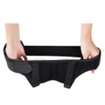 thumbnail image 2 of Adjustable Inguinal Hernia Support Belt with Removable Compression Pads, Nylon Fabric, Fine Sewing, Black, for Single or Double Hernia, for Long Term Wear, 2 of 8