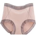 thumbnail image 1 of AherBiu Womens Plus Size Underwear Cotton Breathable Stretch Ladies Panties High Waisted Full Coverage Briefs, 1 of 4