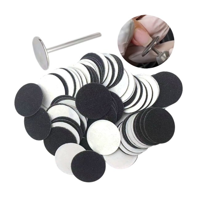Xingzhi Sand Paper Replacement Pads For Electric Foot File 5mm 80Grit 100Pcs 15mm 240Grit 100 pcs