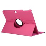 Tredstone 10.1 Revêtement de tablette de pouce Comprimés anti-rayures Protecteur Stand auto-sleep Shell remplacement de boîtier pour Samsung Rose Rouge