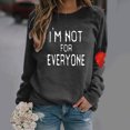 thumbnail image 2 of Ketyyh-chn99 T-Shirts Femme Blouse Ample Confortable Manches Longues Col Rond Tunique Ligne A Blouse Noir, TG, 2 of 5